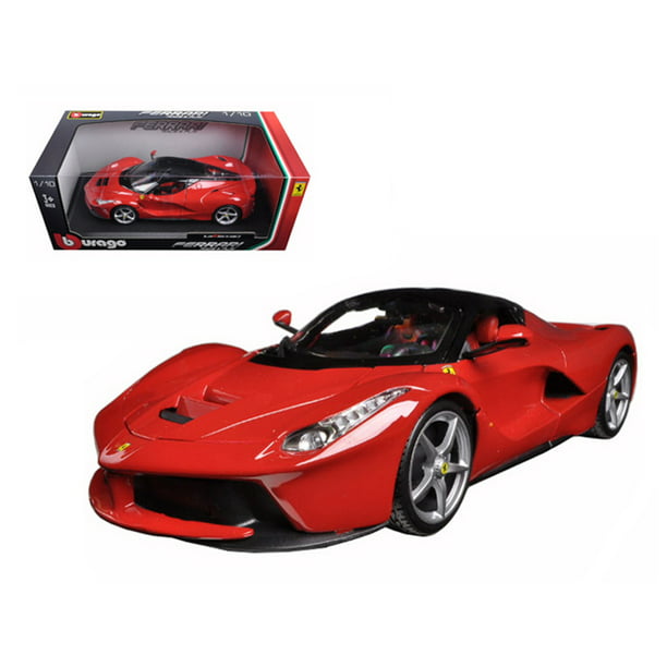 Bburago 1:18 Ferrari Laferrari Diecast Model Roadster Car New In Box Red